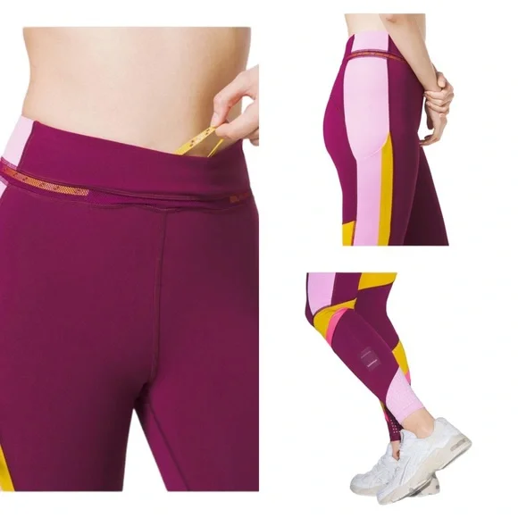 Lululemon x Roksanda Tight Women’s 4 Marvel/ Honeycomb/ Candy Pink - Picture 2 of 9